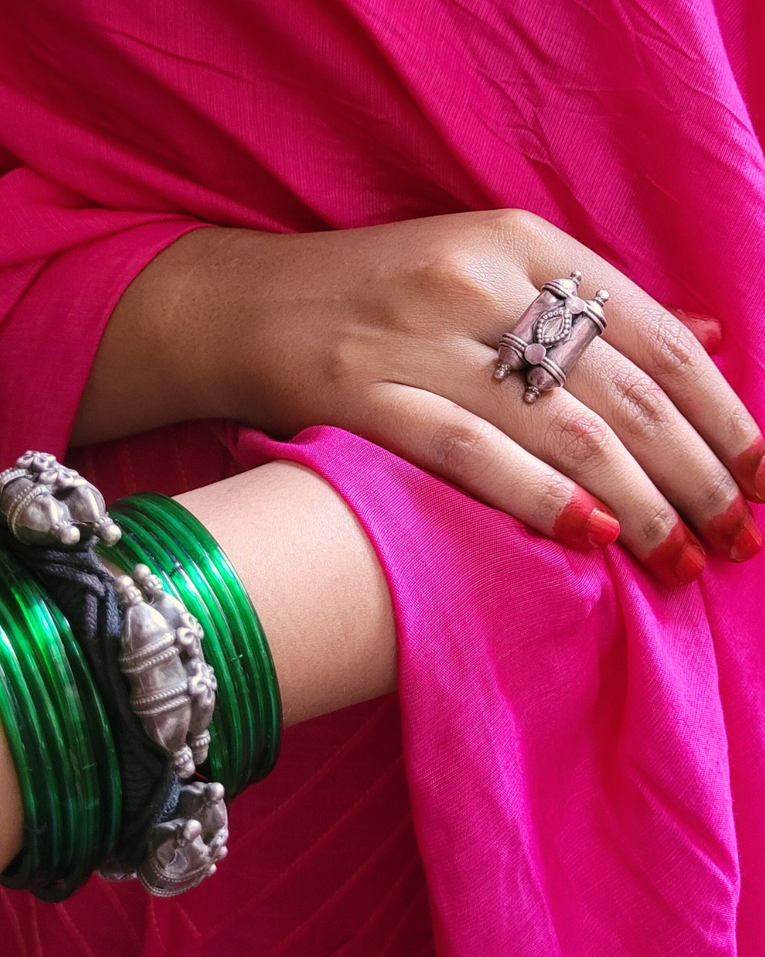 Parveen Vintage Paunchi/Bracelet - Sadabahaar Jewelry