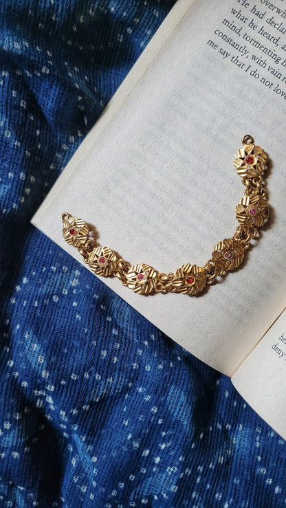 Aam ka Murabba Vintage Necklace in pure silver with vintage detailing