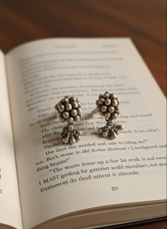 Sadabahaar Jewelry Authentic Vintage Silver Ghungroo Toe Rings for Women