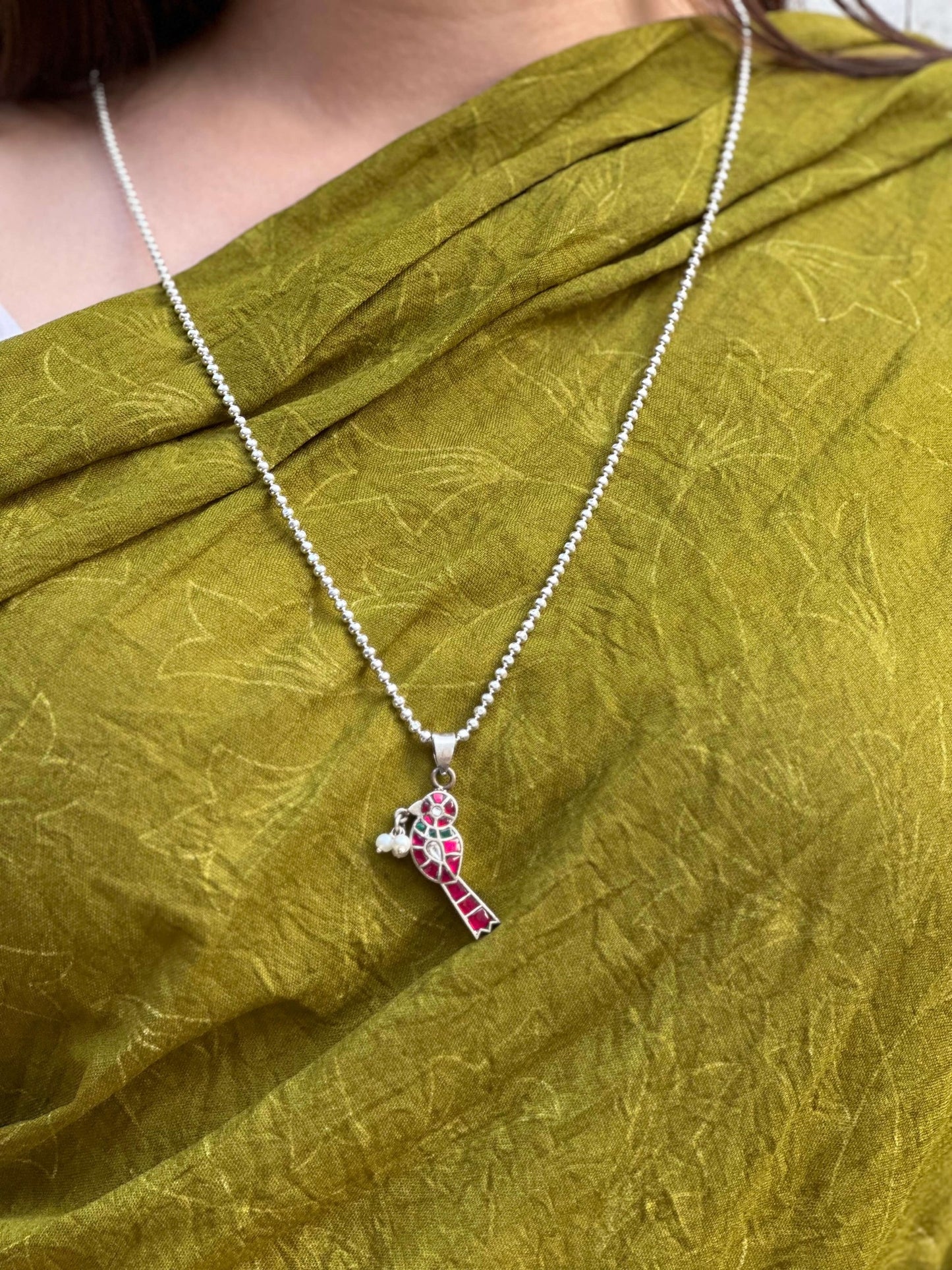 Chidiya Chugg Gayi Khet Pendant