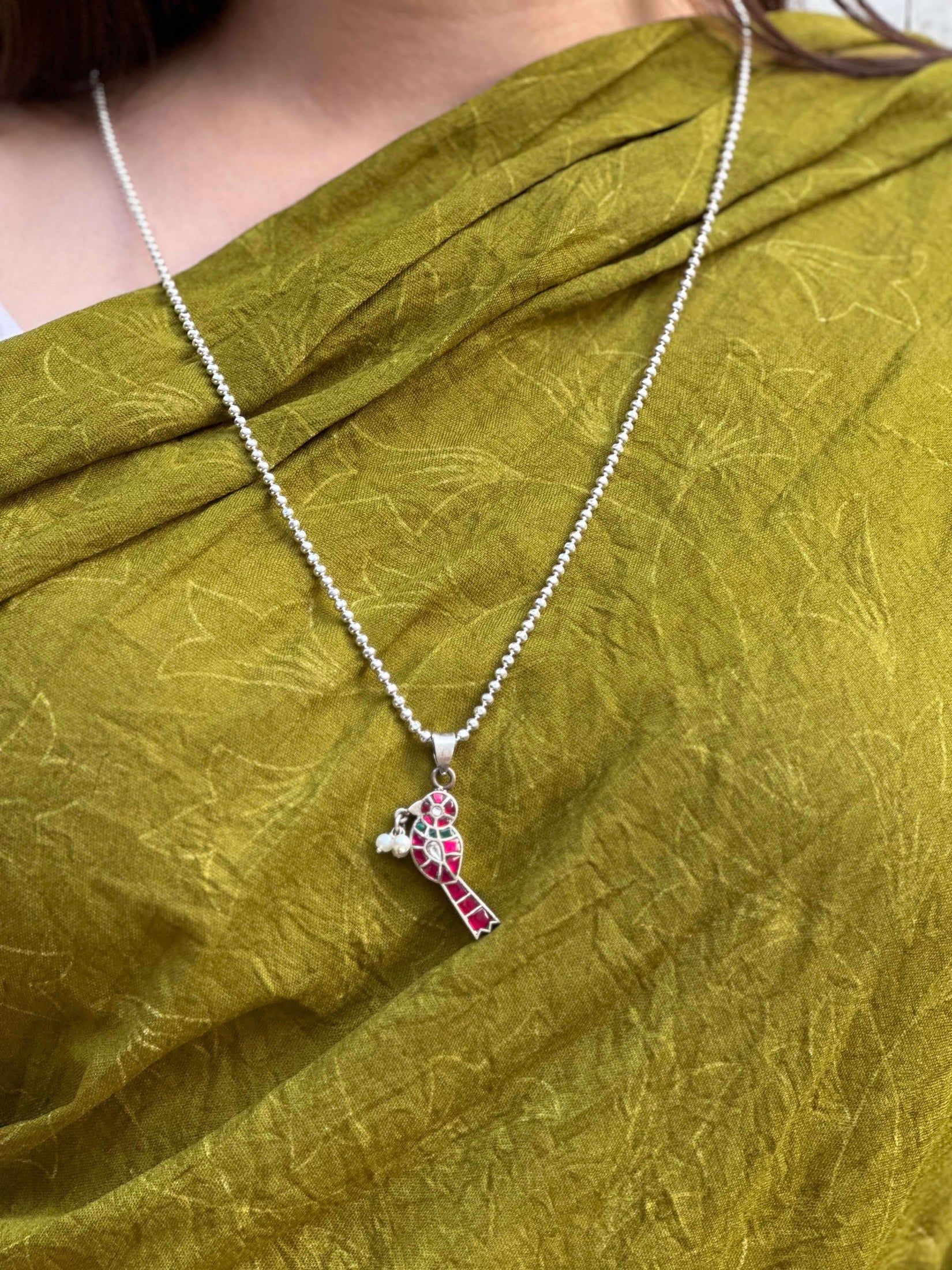 Chidiya Chugg Gayi Khet Pendant