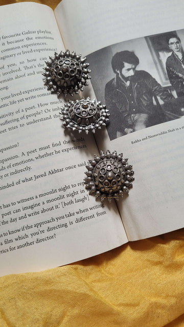 Gayatri Vintage Pendant | Made-to-Order in pure silver with vintage detailing