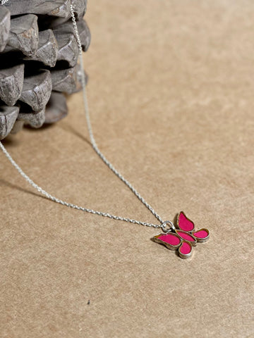 Baawara Mann Pendant with Chain in pure silver with handcrafted detailing