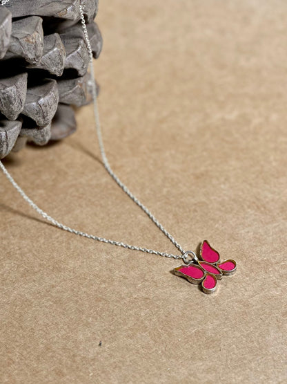 Baawara Mann Pendant with Chain in pure silver with handcrafted detailing