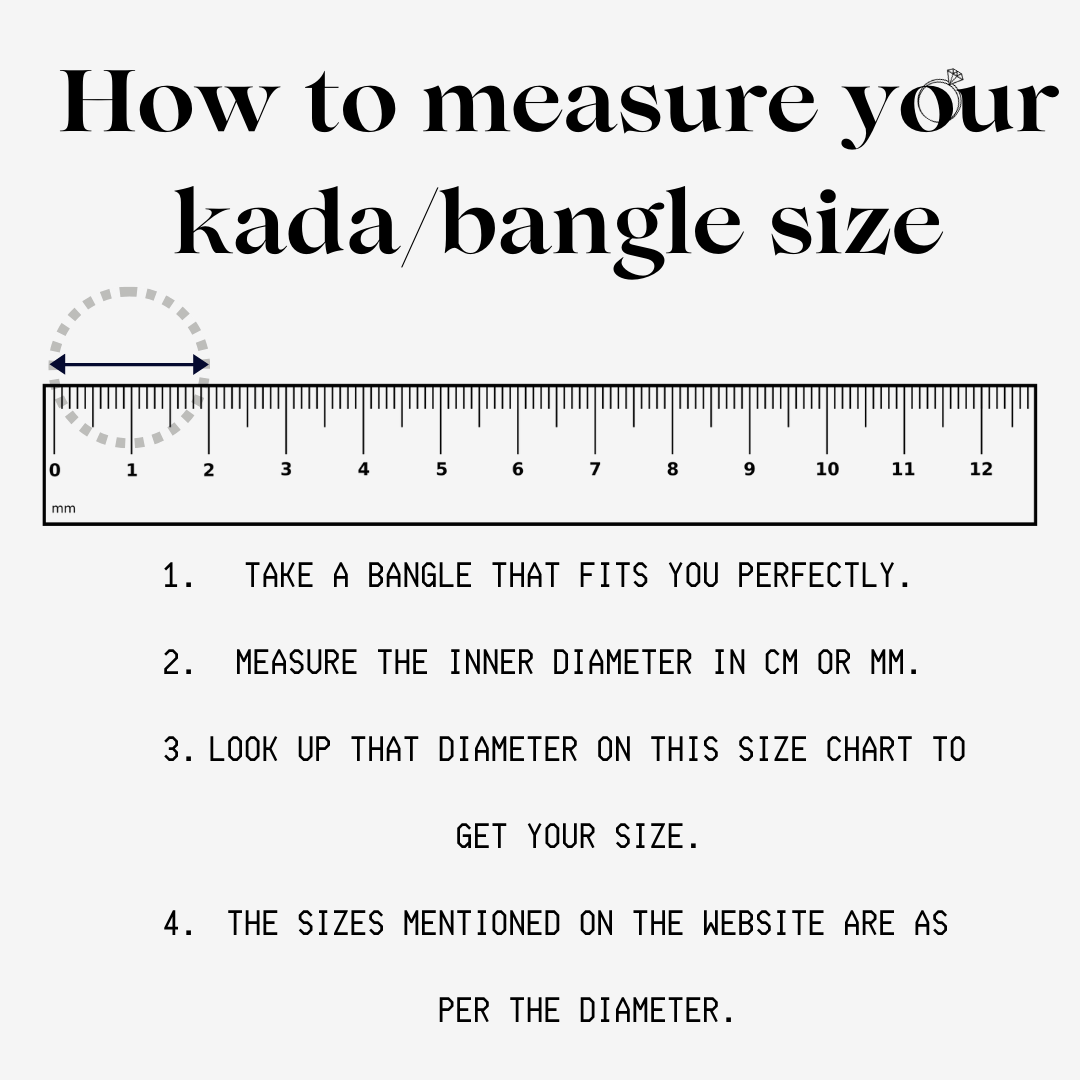 Kada/Bangle Size Chart