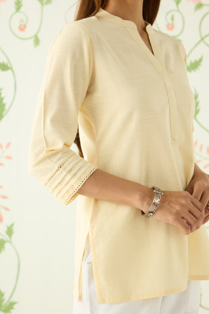 Side view of Lara Kada in pure silver with handcrafted detailing