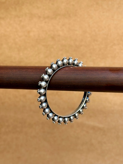 Priyadarsini Kada in pure silver with handcrafted detailing