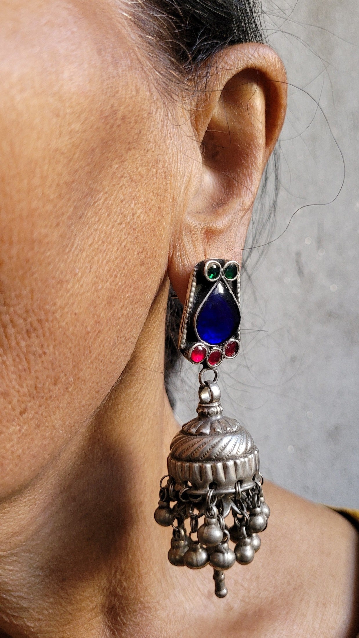 Rangdaar Vintage Jhumka