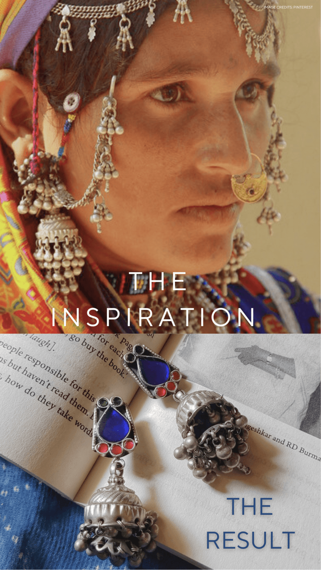 Rangdaar Vintage Jhumka