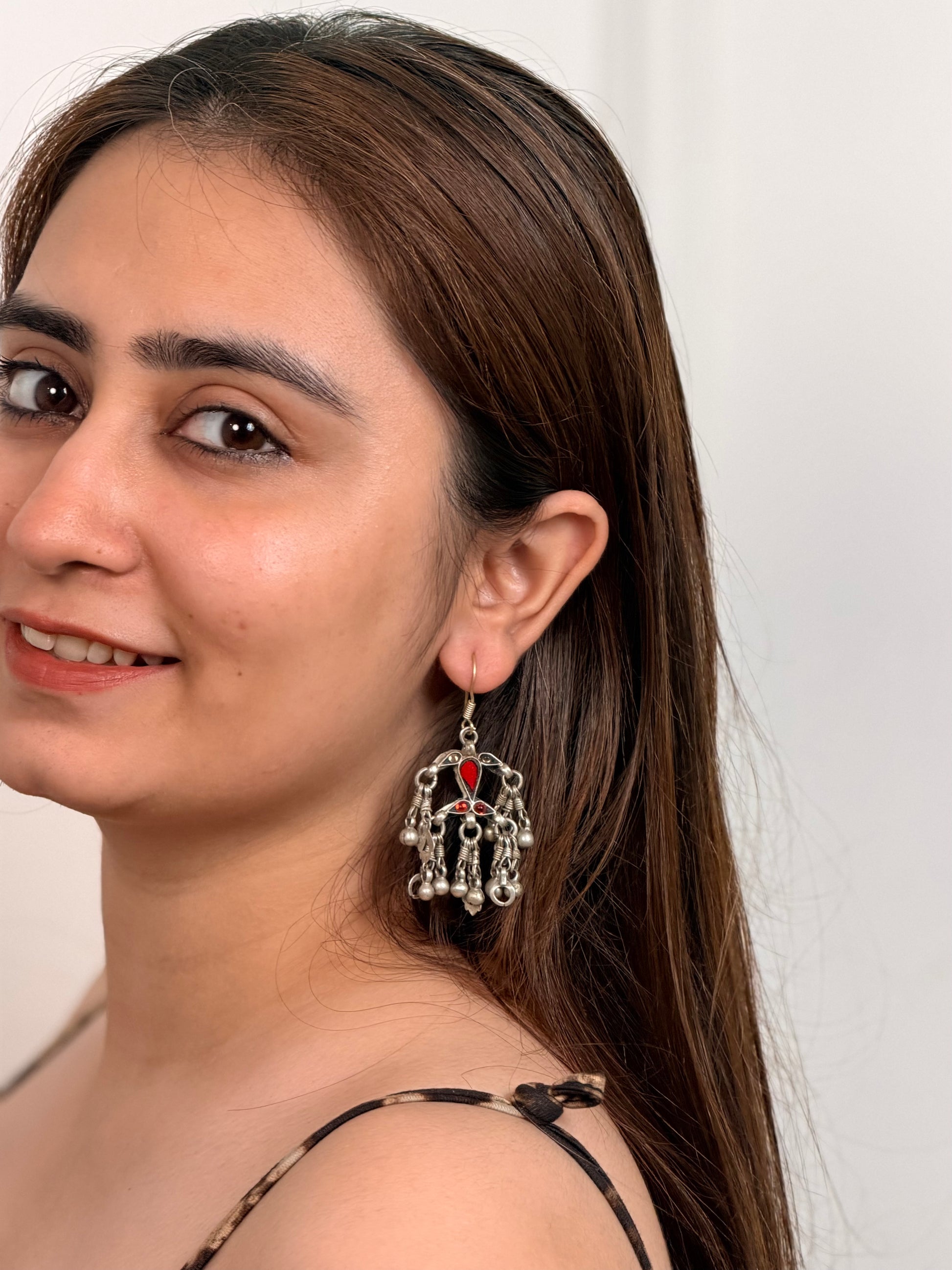 Saanjh Vintage Earrings Worn