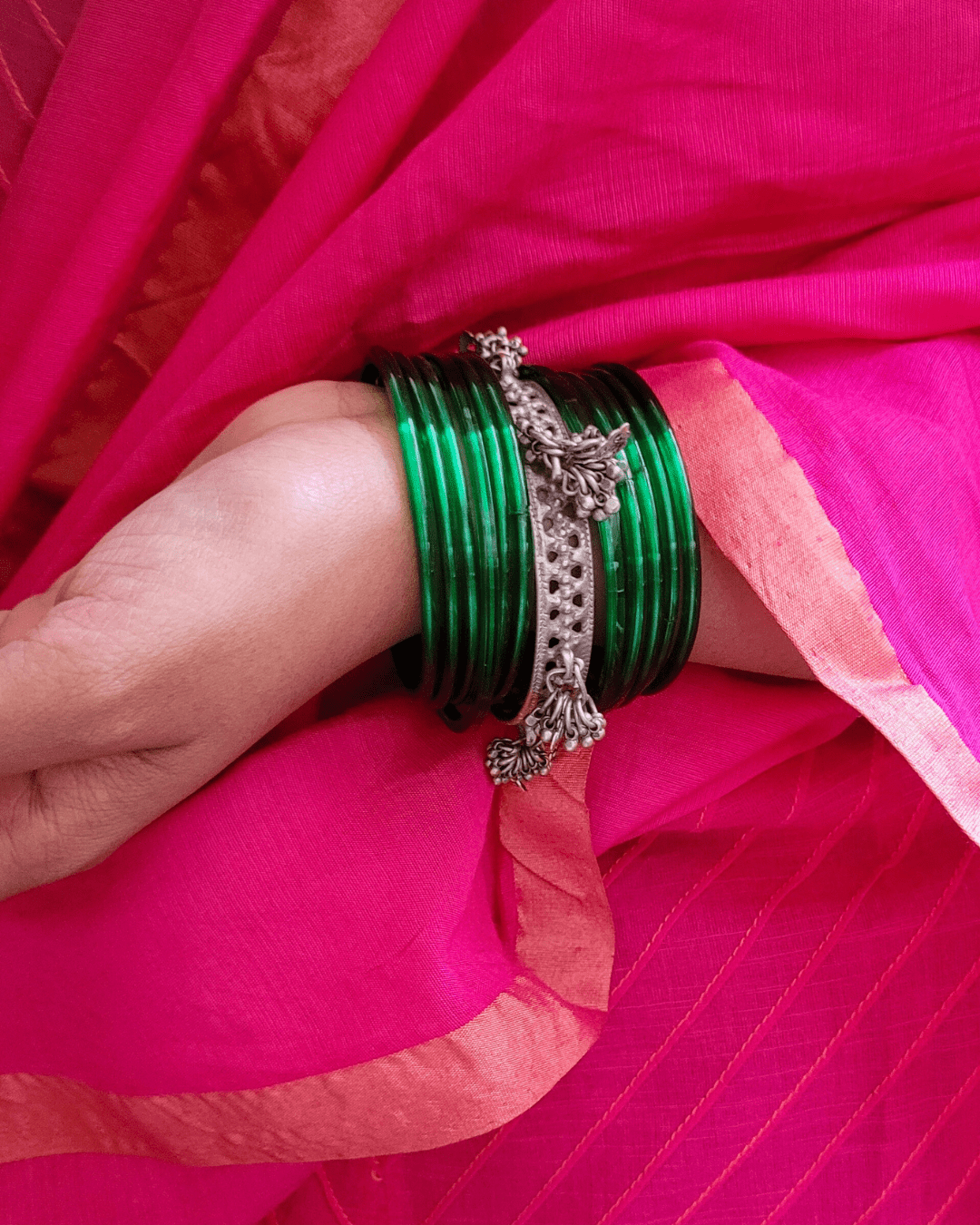 Ulupi Vintage Kada - Sadabahaar Jewelry