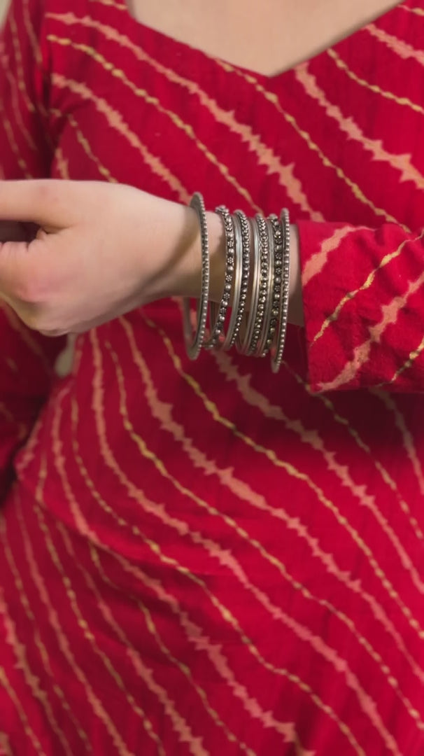 Sadabahaar silver bangles